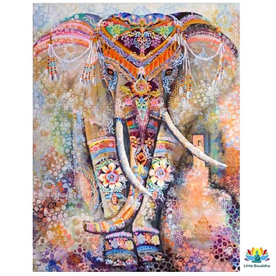 Toile textile Eléphant Indien