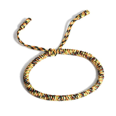 Bracelet tressé porte-bonheur
